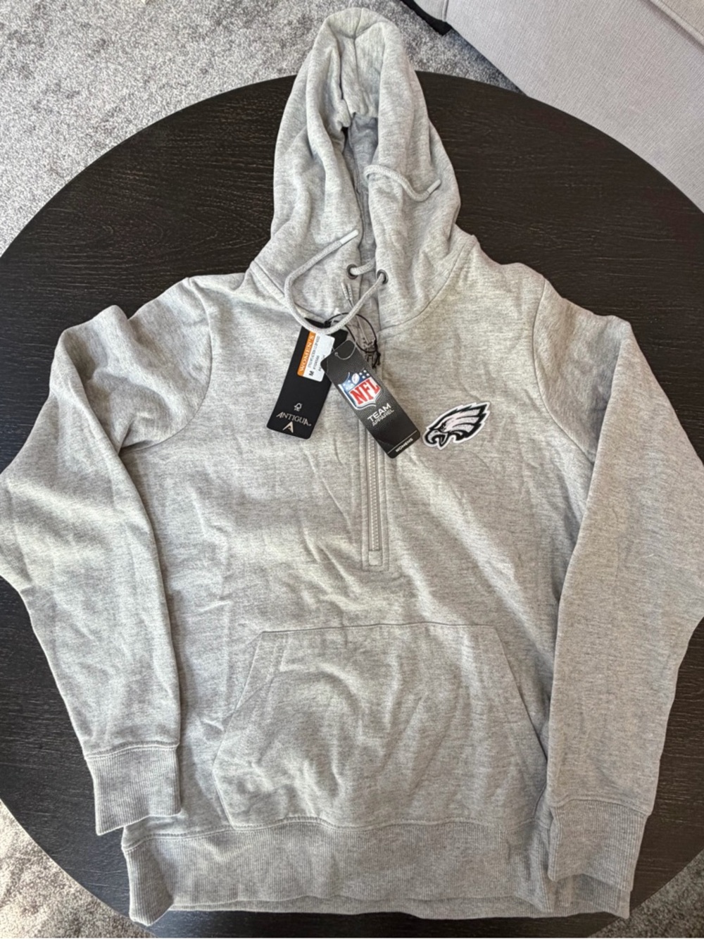 NFL Philadelphia Eagles Men's Gray Pullover Hoodie size womenβs medium